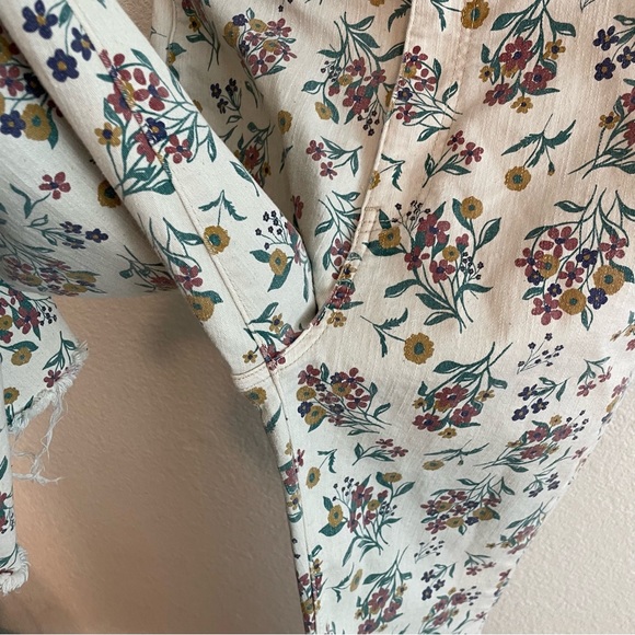 Free People We The Free Rare Just Float On Dandelion Floral Bell Bottom Pants - Picture 4 of 6